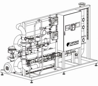 Blending and carbonisation system